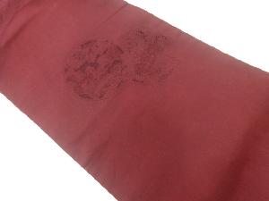 手織り紬汕頭相良刺繍花模様名古屋帯